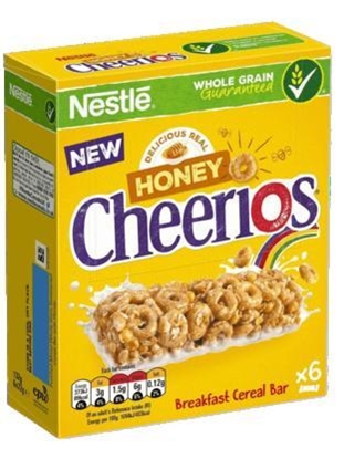 Picture of CHEERIOS HONEY CERBAR X6